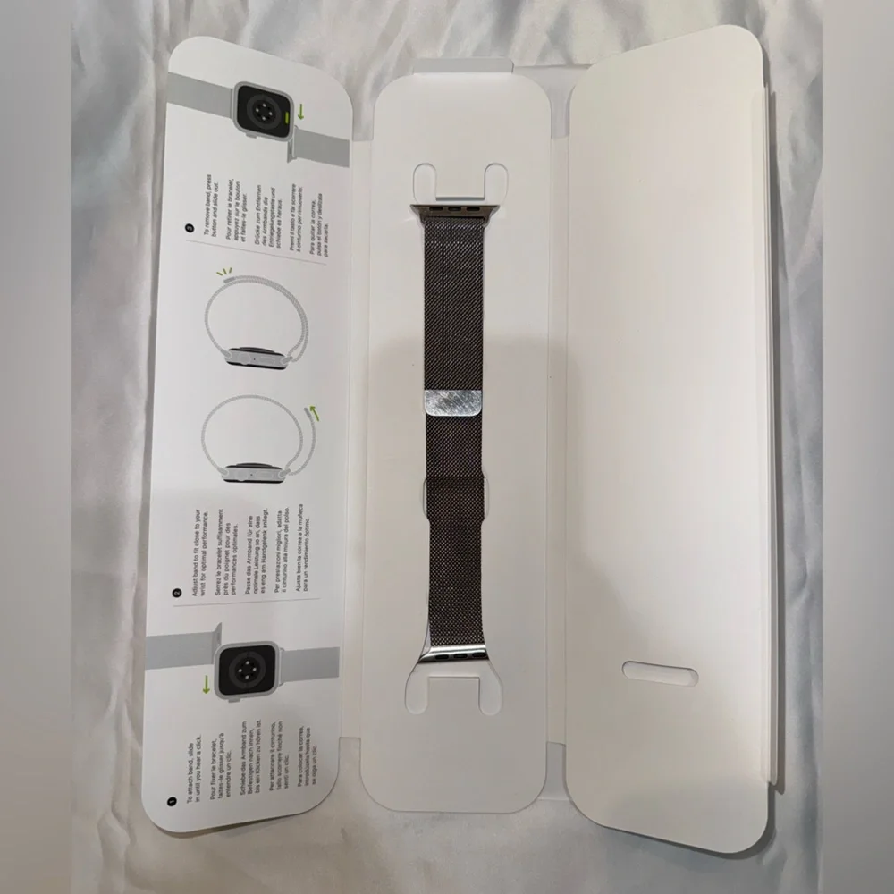 Apple Watch 44mm Stainless Steel Wearable Band